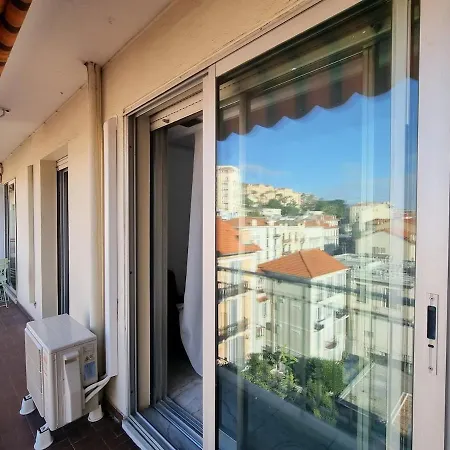 69m2, Balcon Vue Mer, 2 Salles De Bain 公寓 戛纳
