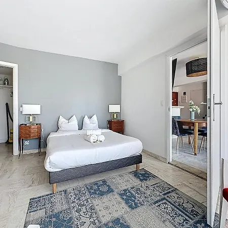 69m2, Balcon Vue Mer, 2 Salles De Bain 公寓 戛纳