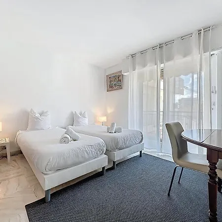 69m2, Balcon Vue Mer, 2 Salles De Bain 公寓 戛纳